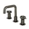 Kingston Brass Widespread Bathroom Faucet with Push PopUp, Black Stainless KS141BSSRKX - alternate 1